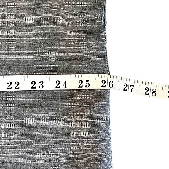 Island Republic Mens Shirt Sz XXL Short Sleeve Button Up Gray Stripes 100% Silk - Picture 9 of 12